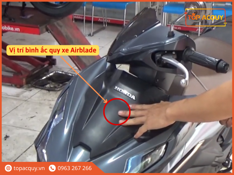 thay bình ắc quy xe Airblade giá bao nhiêu
