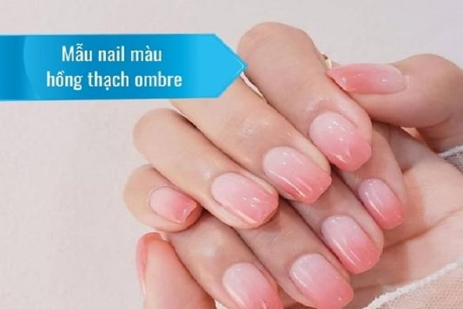 Sơn màu thạch kiểu ombre