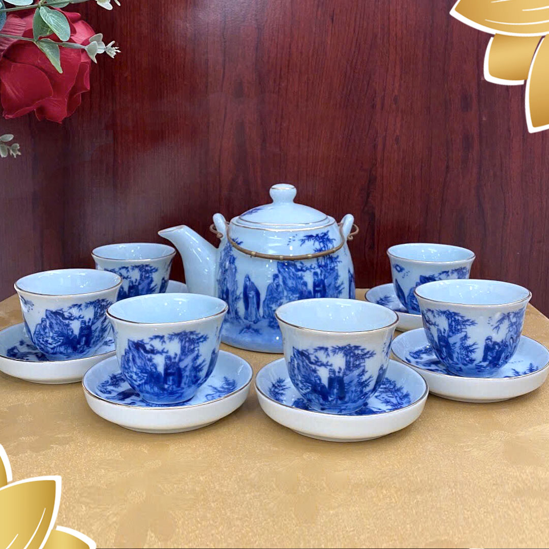 MT17 - Bộ mời trà gia tiên + Khay