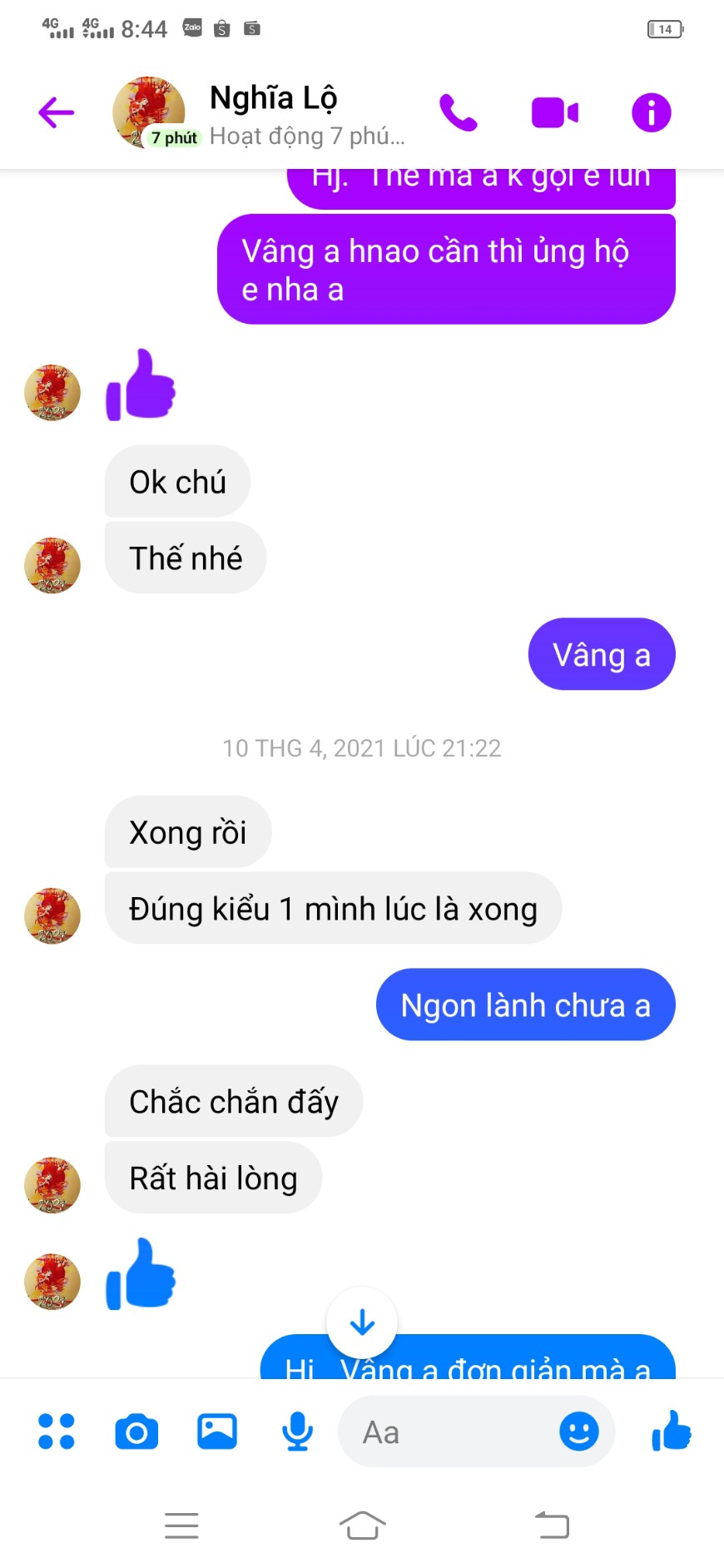 Phản hồi của khách hàng