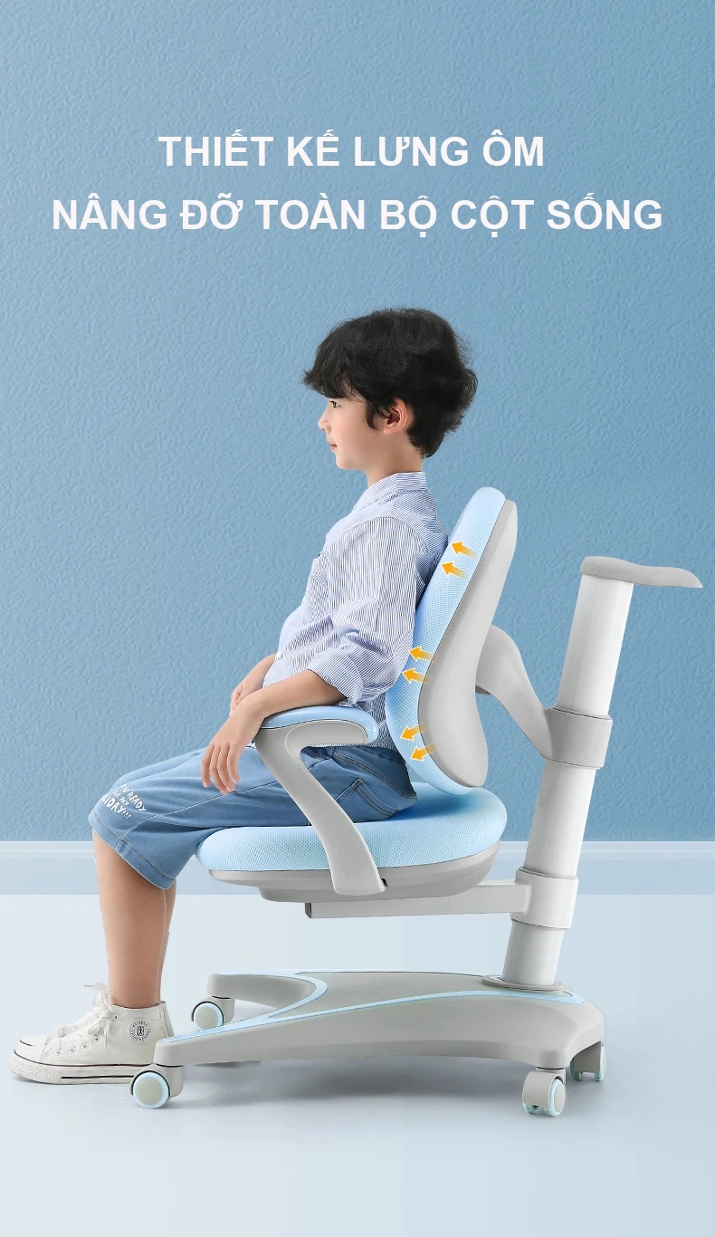 Ghế chống gù công thái học trẻ em