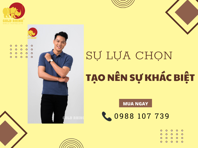 ÁO THUN TRƠN GOLD RHINO - SỰ LỰA CHỌN TẠO NÊN SỰ KHÁC BIỆT