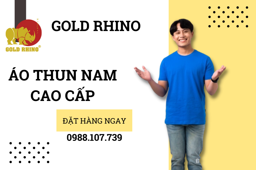 ÁO THUN NAM CAO CẤP THÁNG 5, 2022 | MUA NGAY TẠI GOLD RHINO