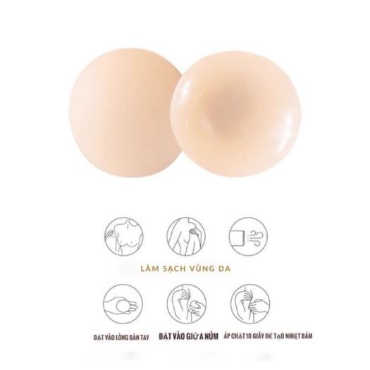 Miếng dán ngực Eblin sinh nhiệt tự thân Silicone