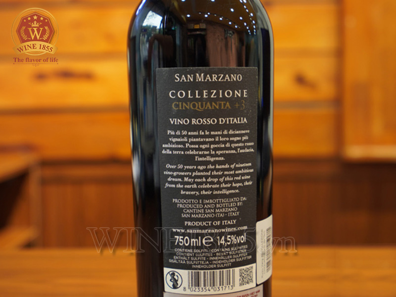 Rượu Vang Collezione Cinquanta