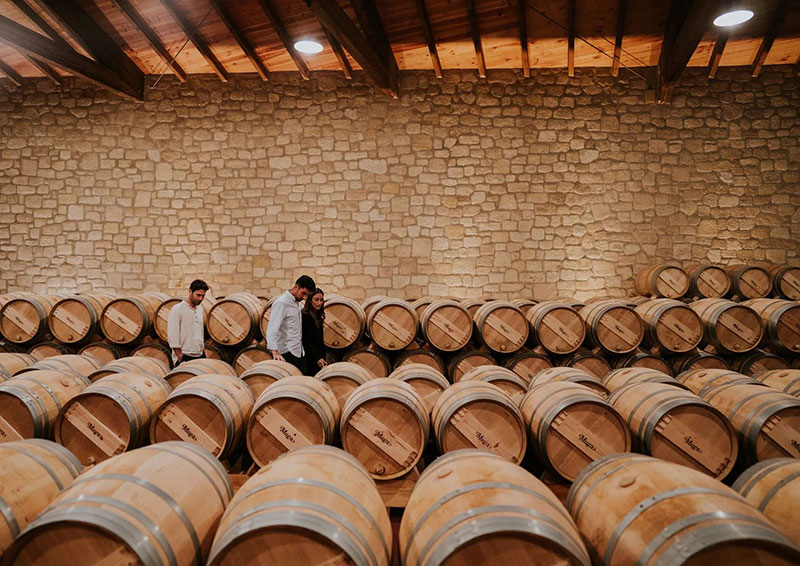 Hầm ủ vang nhà Bodegas Muga