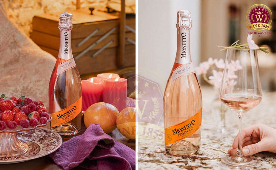 Rượu Vang Sủi Mionetto Prosecco Rosé