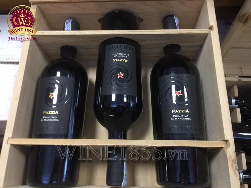 Rượu Vang Ý Pazzia Primitivo di Manduria