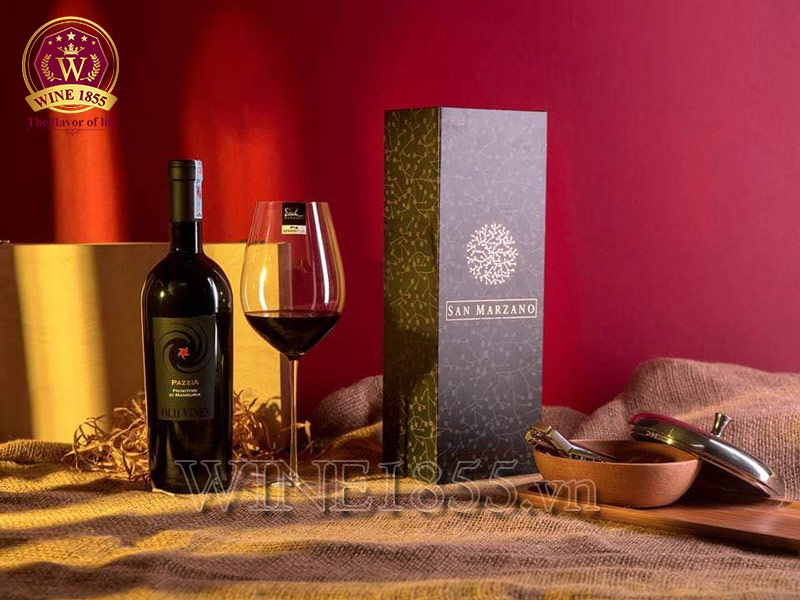 Rượu Vang Ý Pazzia Primitivo di Manduria