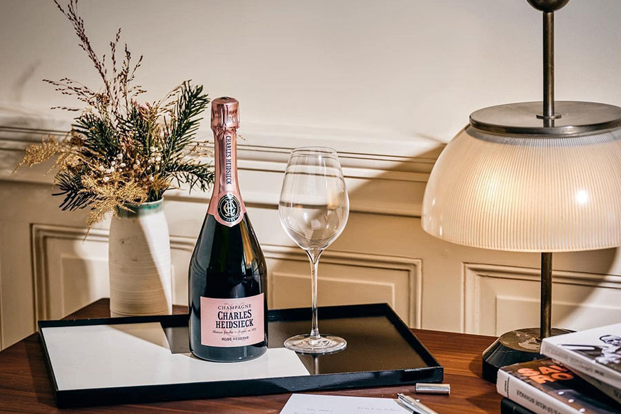 Rượu Champagne Charles Heidsieck Rosé Réserve