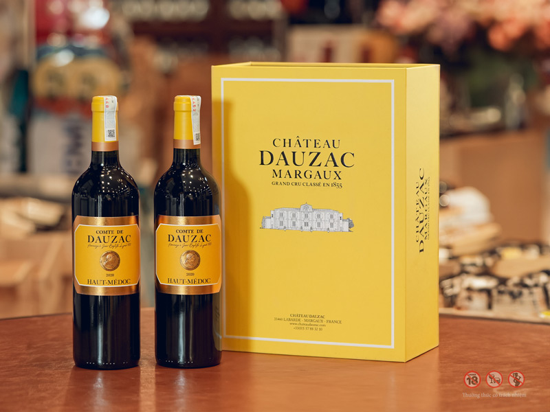 Rượu vang Pháp Comte de Dauzac Haut-Médoc