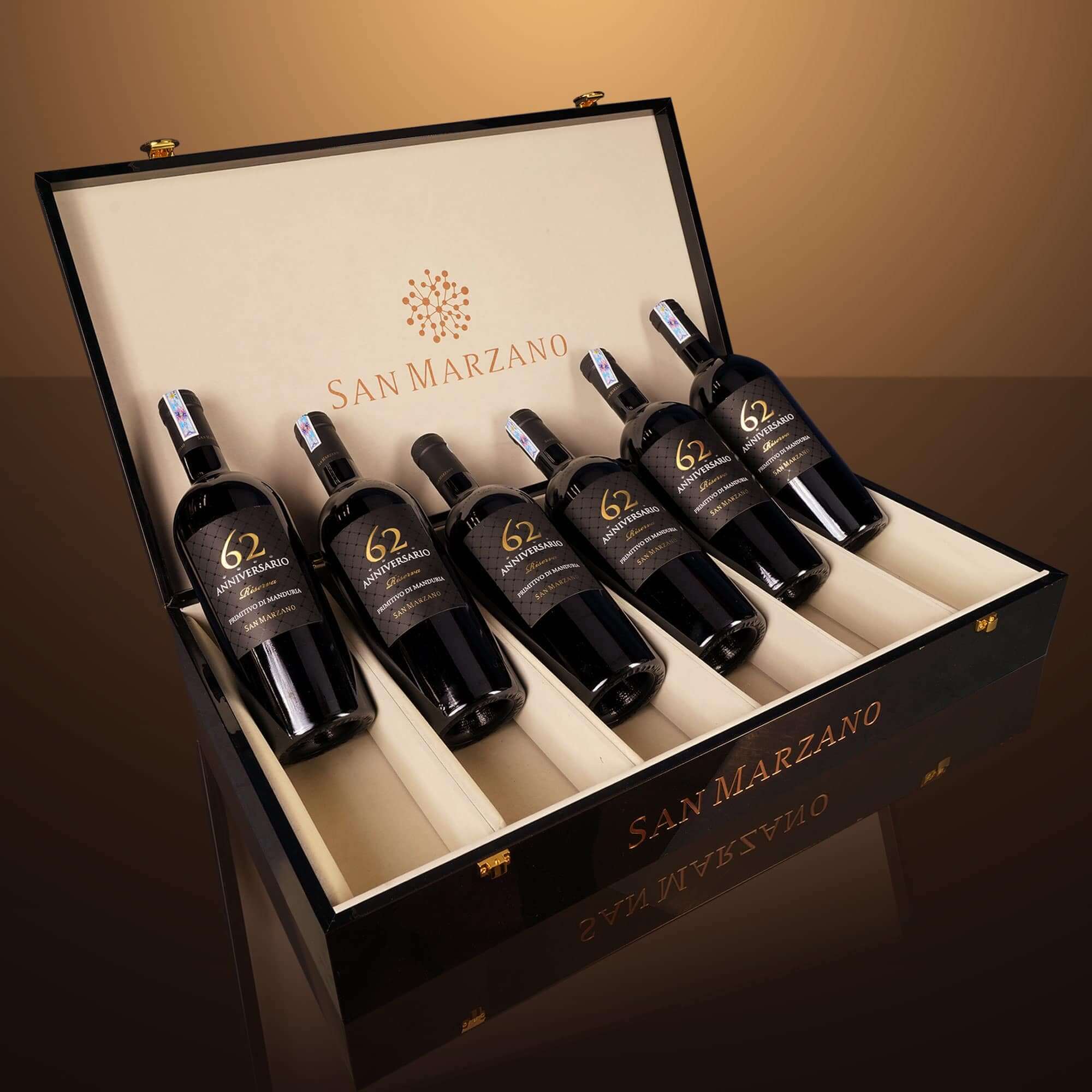 Rượu Vang Ý 62 Anniversario, Primitivo di Manduria DOP Riserva