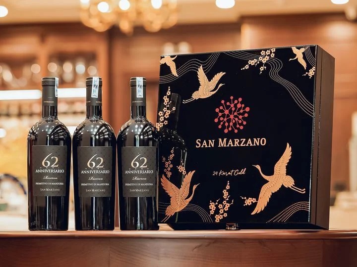 Rượu Vang Ý 62 Anniversario, Primitivo di Manduria DOP Riserva