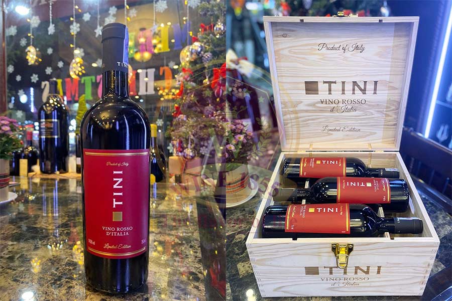 Rượu Vang Ý Tini Vino Rosso D’italia Limited Edition