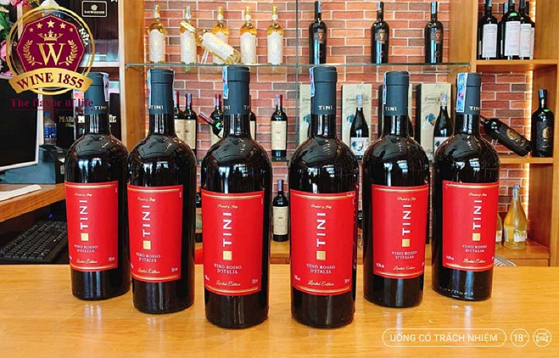 Rượu Vang Ý Tini Vino Rosso D’italia Limited Edition