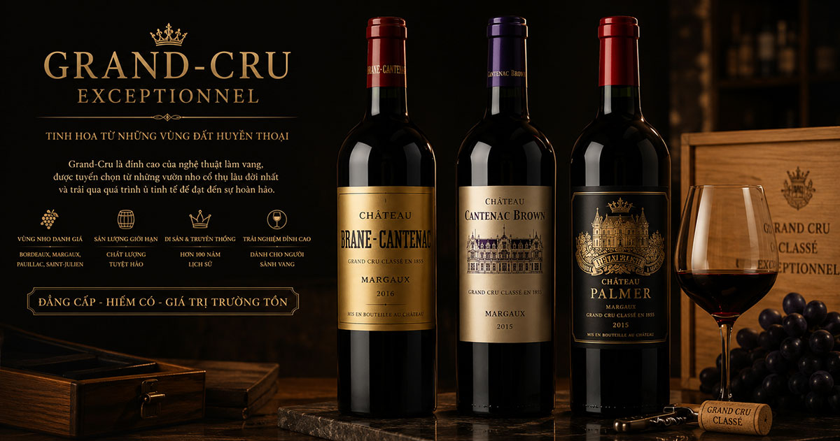 Rượu vang cao cấp Grand Cru