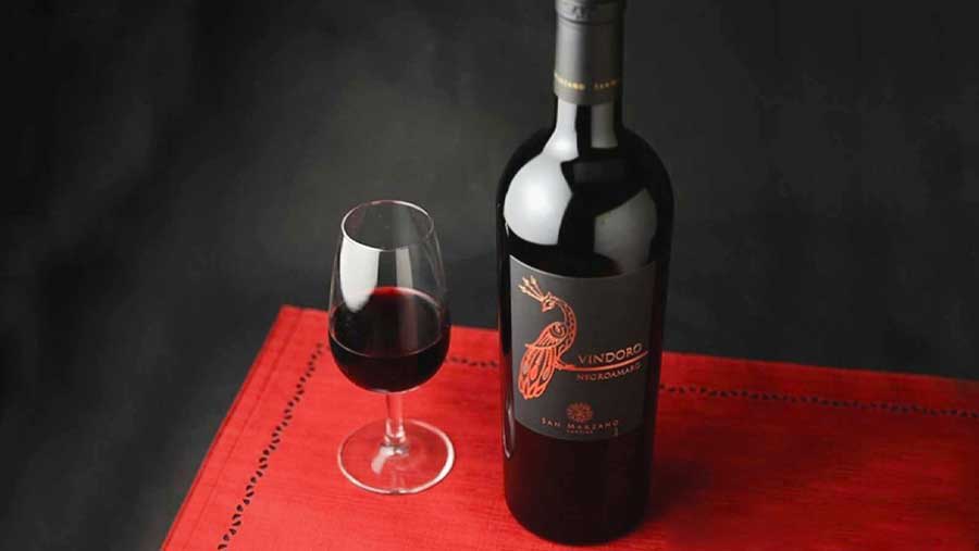 Rượu Vang Ý Con Công Vindoro Negroamaro Thượng hạng