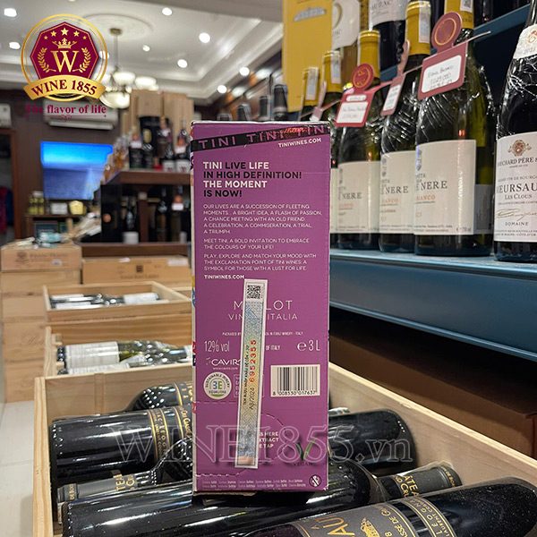 Rượu Vang Bịch IL Pumo Negroamaro BIB 3L