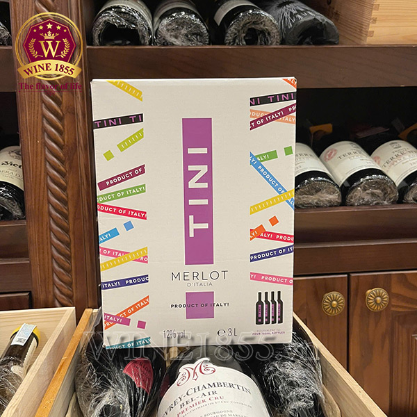 Rượu Vang Bịch IL Pumo Negroamaro BIB 3L