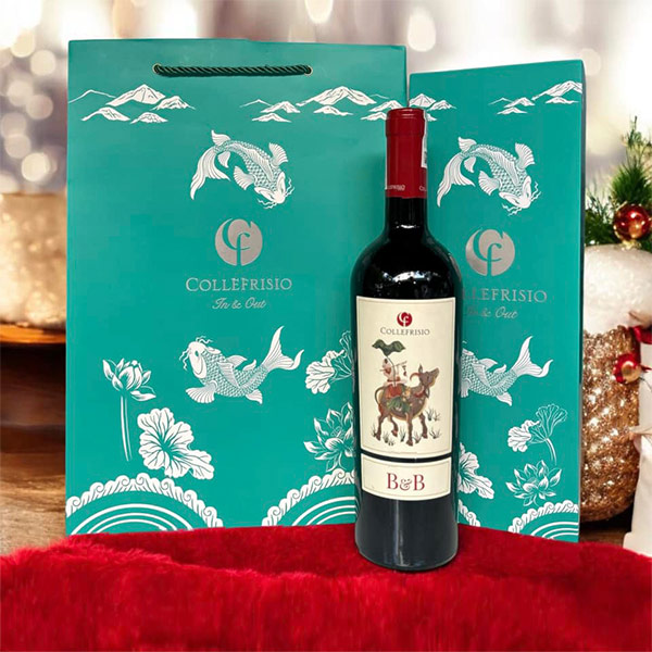 Rượu Vang Ý CF Collefrisio B&B Vino Rosso