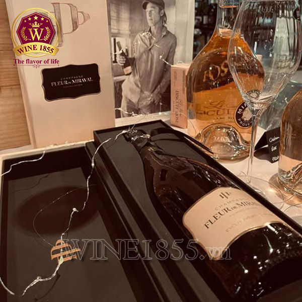 Champagne Fleur de Miraval Exclusivement Rose 3 - Hương vị của sự hoàn hảo, sắc hồng của đẳng cấp..