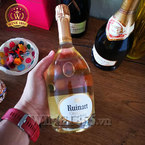 Champagne Ruinart Blanc De Blancs - Hương thơm dịu dàng, vị ngon tinh tế.