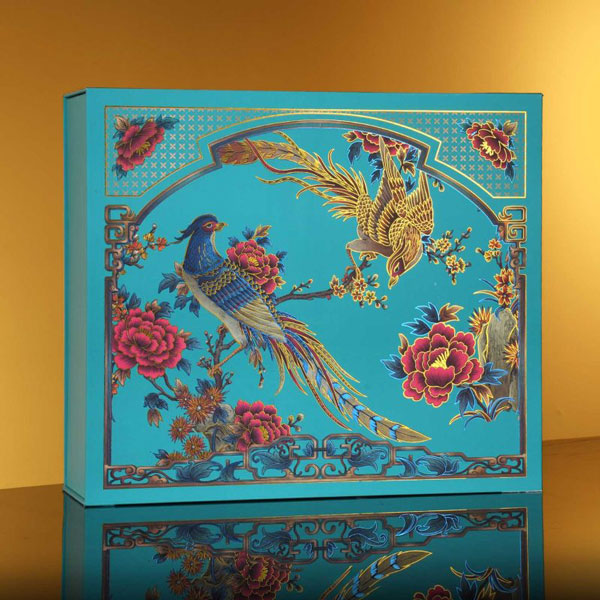 Hộp quà an khang mầu xanh