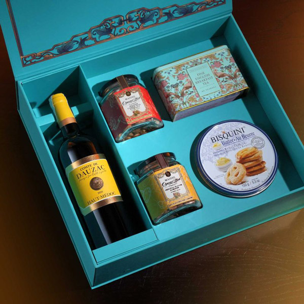 Hộp quà an khang mầu xanh