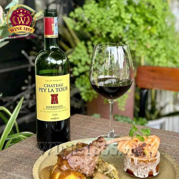 rượu vang Pháp Chateau Pey La Tour và món ăn kết hợp