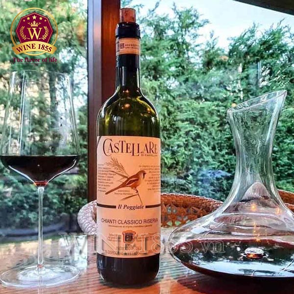 Rượu Vang Ý Castellare Di Castellina Chianti Classico Riserva Il Poggi - Hòa quyện vị giác.