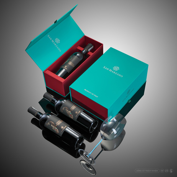 Rượu Vang Ý Con Công Vindoro Negroamaro