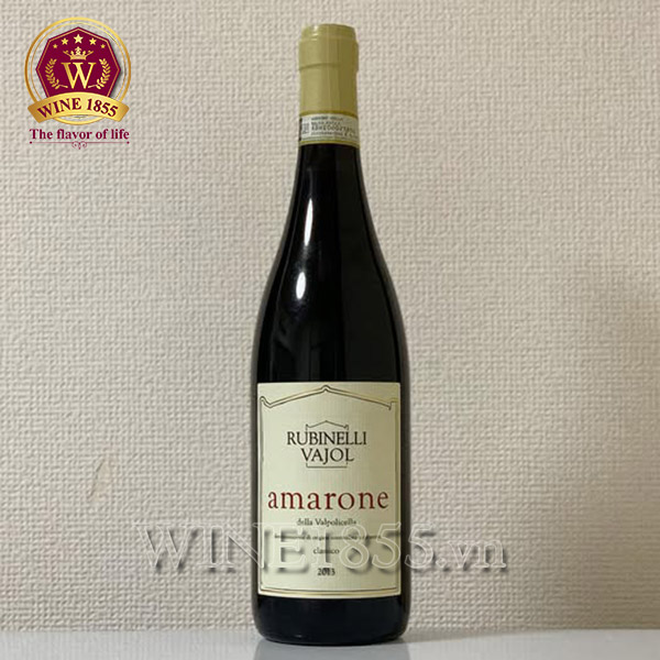 Rượu Vang Ý Rubinelli Vajol Amarone Della Valpolicella Classico - Truyền thống Ý, hòa quyện trong từng giọt men.