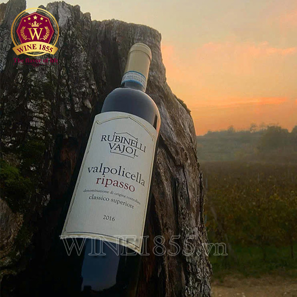 Rượu Vang Rubinelli Vajol Valpolicella Ripasso Classico Superiore - Đậm đà, sang trọng.
