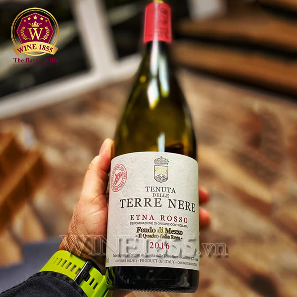 Rượu vang Ý Terre Nere Etna Rosso Feudo Di Mezzo - Vẻ đẹp từ Etna, hòa quyện trong từng giọt rượu.