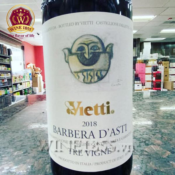 Rượu Vang Ý Vietti Barbera d’Asti Trevigne - Tinh hoa Barbera, hương vị vượt thời gian.