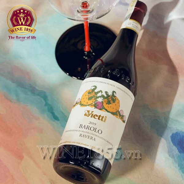 Rượu Vang Ý Vietti Barolo Ravera - Hương vị của sự sang trọng đích thực.