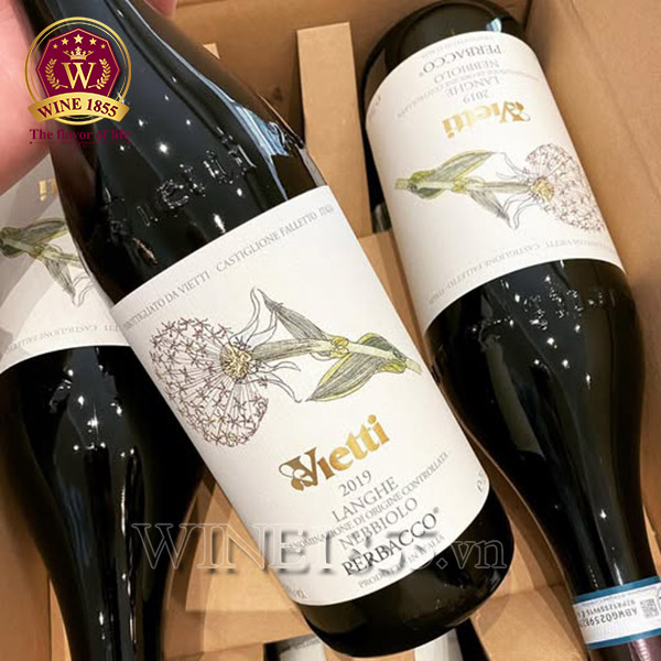 Rượu Vang Đỏ Vietti Langhe Nebbiolo Perbacco - Tinh hoa Nebbiolo, đậm chất Piedmont.