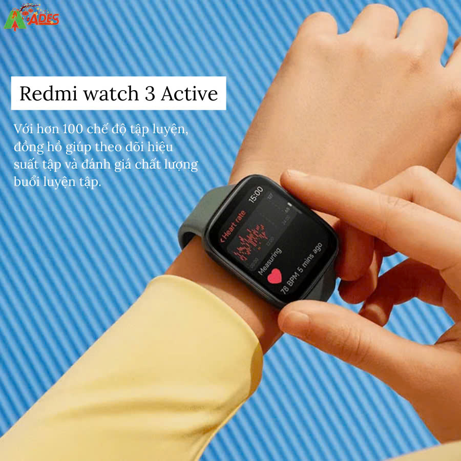 Redmi Watch 3 Active BHR7272GL ho tro chuyen nghiep
