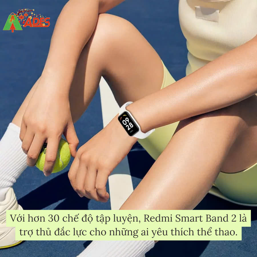 Redmi Smart Band 2 BHR6921AP phu hop voi nguoi yeu thich the thao