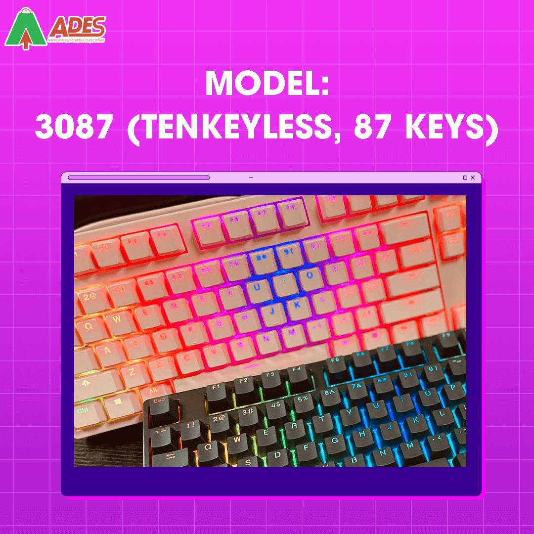 AKKO 3087S - Pink RGB (AKKO sw)