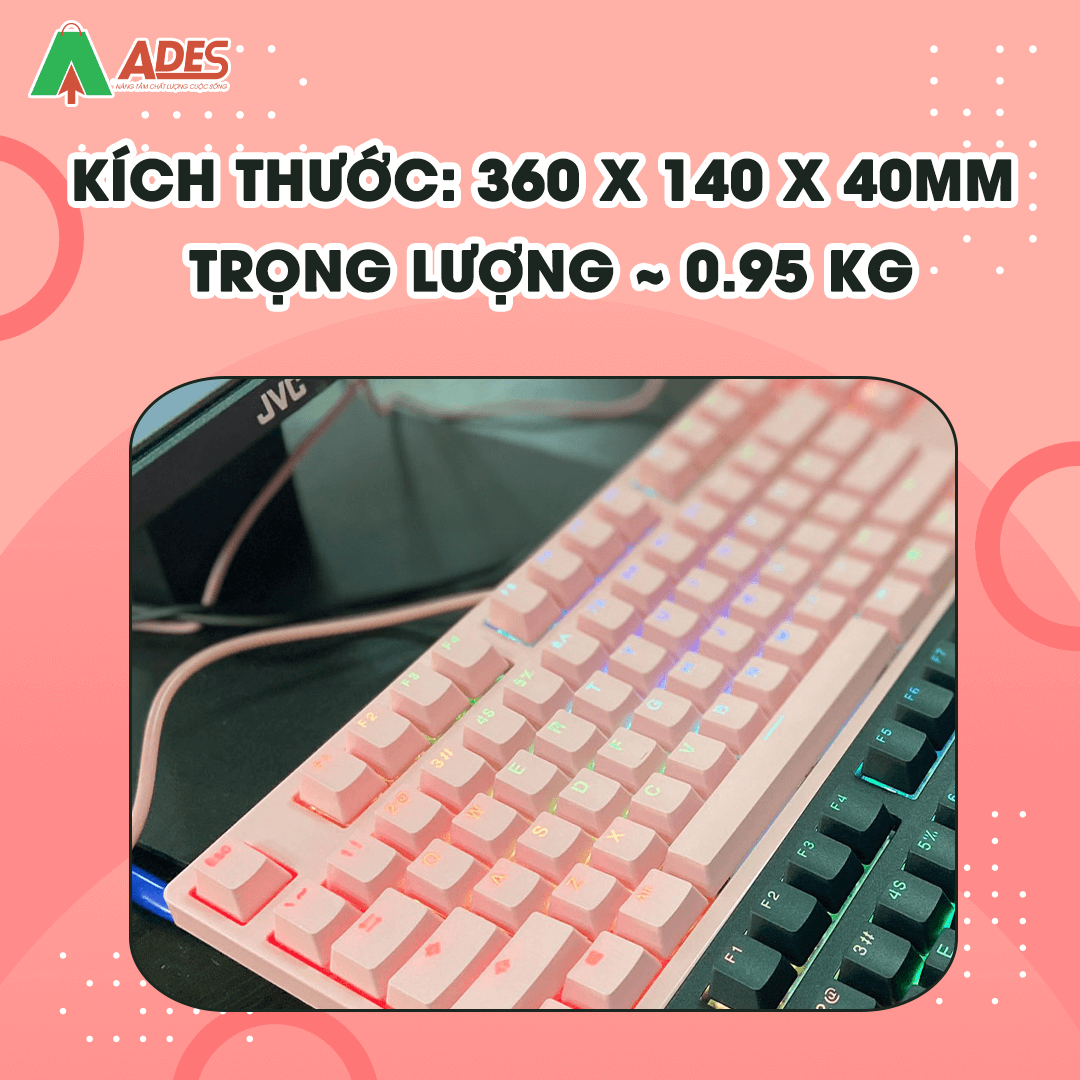 AKKO 3087S - Pink RGB (Cherry sw)