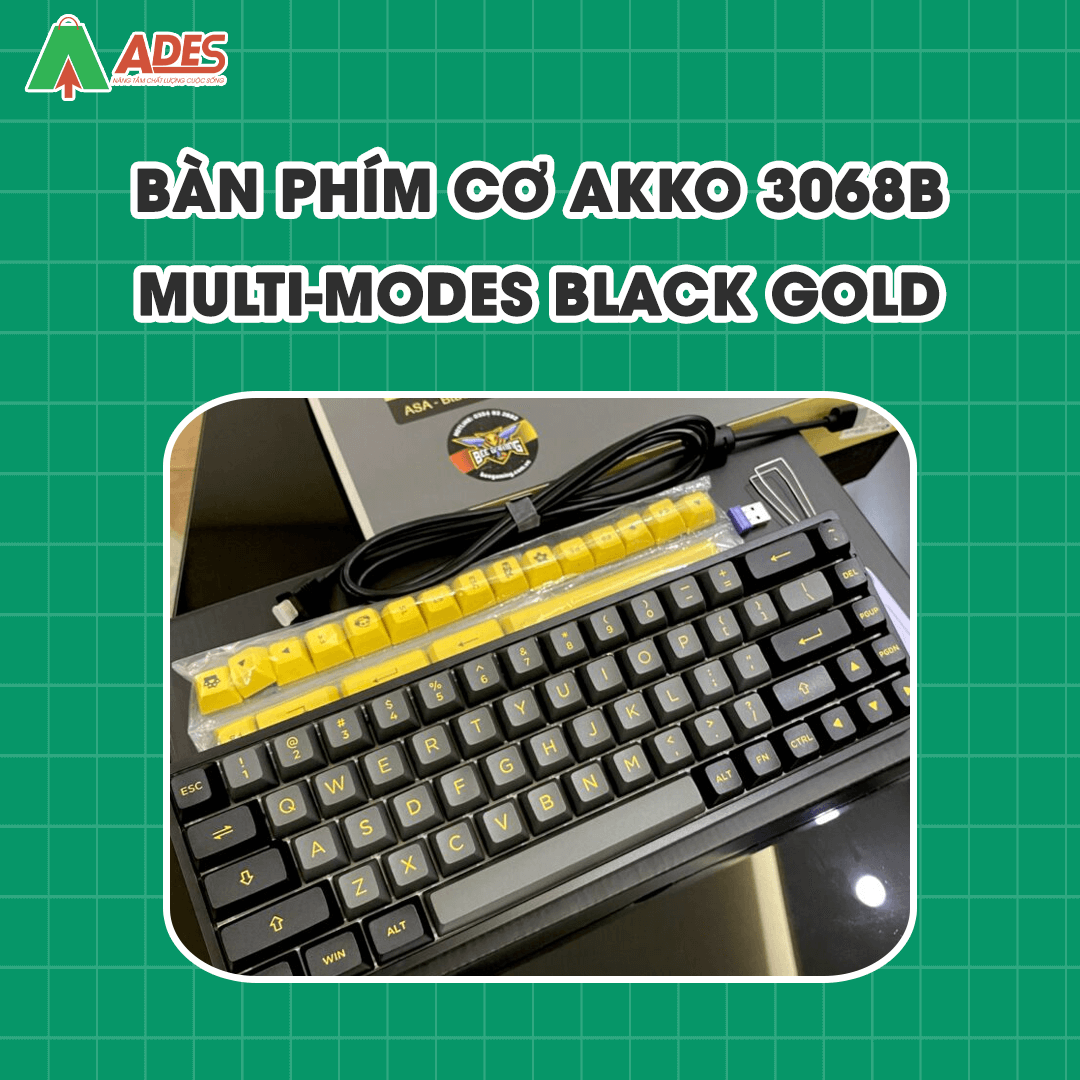 AKKO 3068B Multi-modes Black Gold