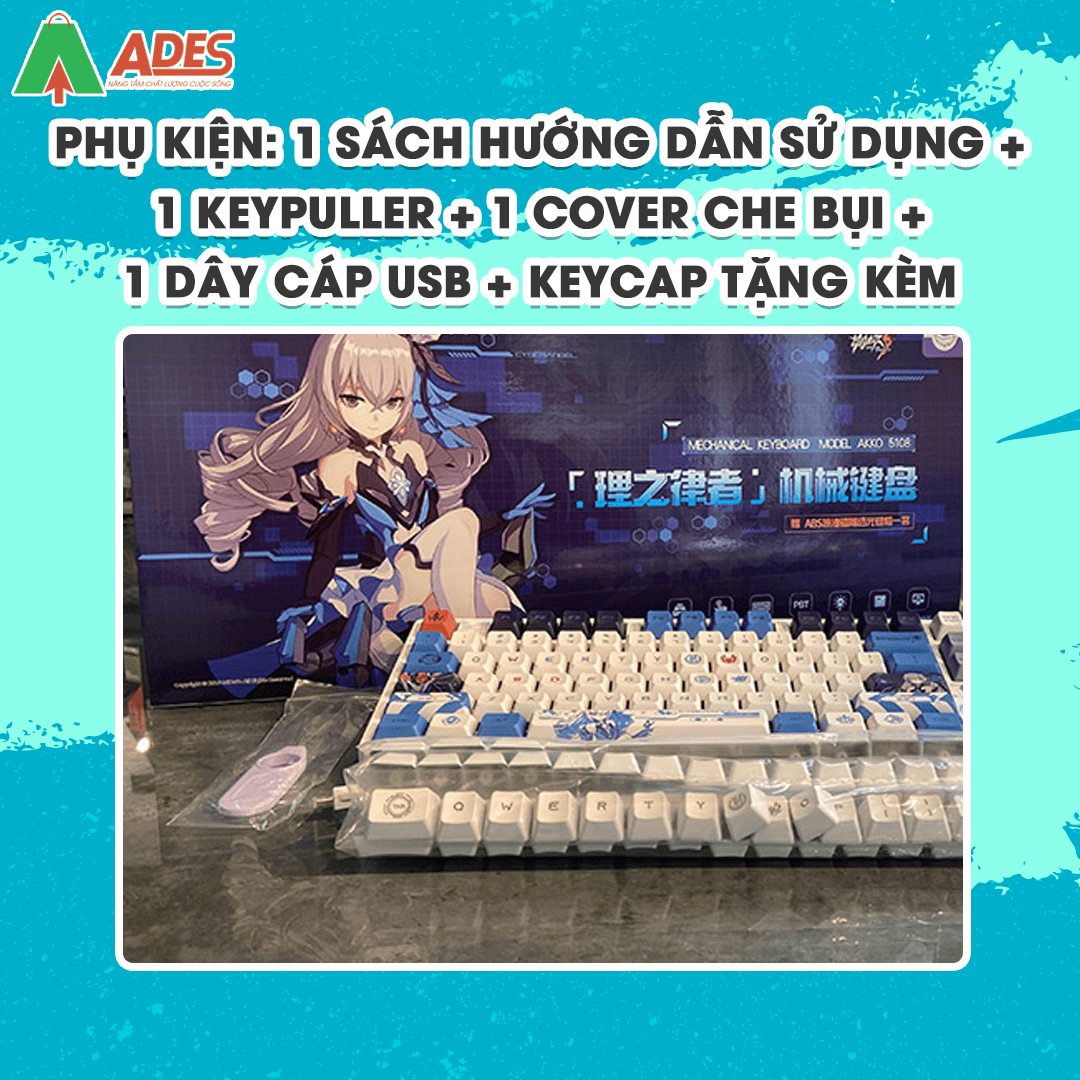 AKKO 5108S Honkai Impact 3rd – Bronya Zaychik