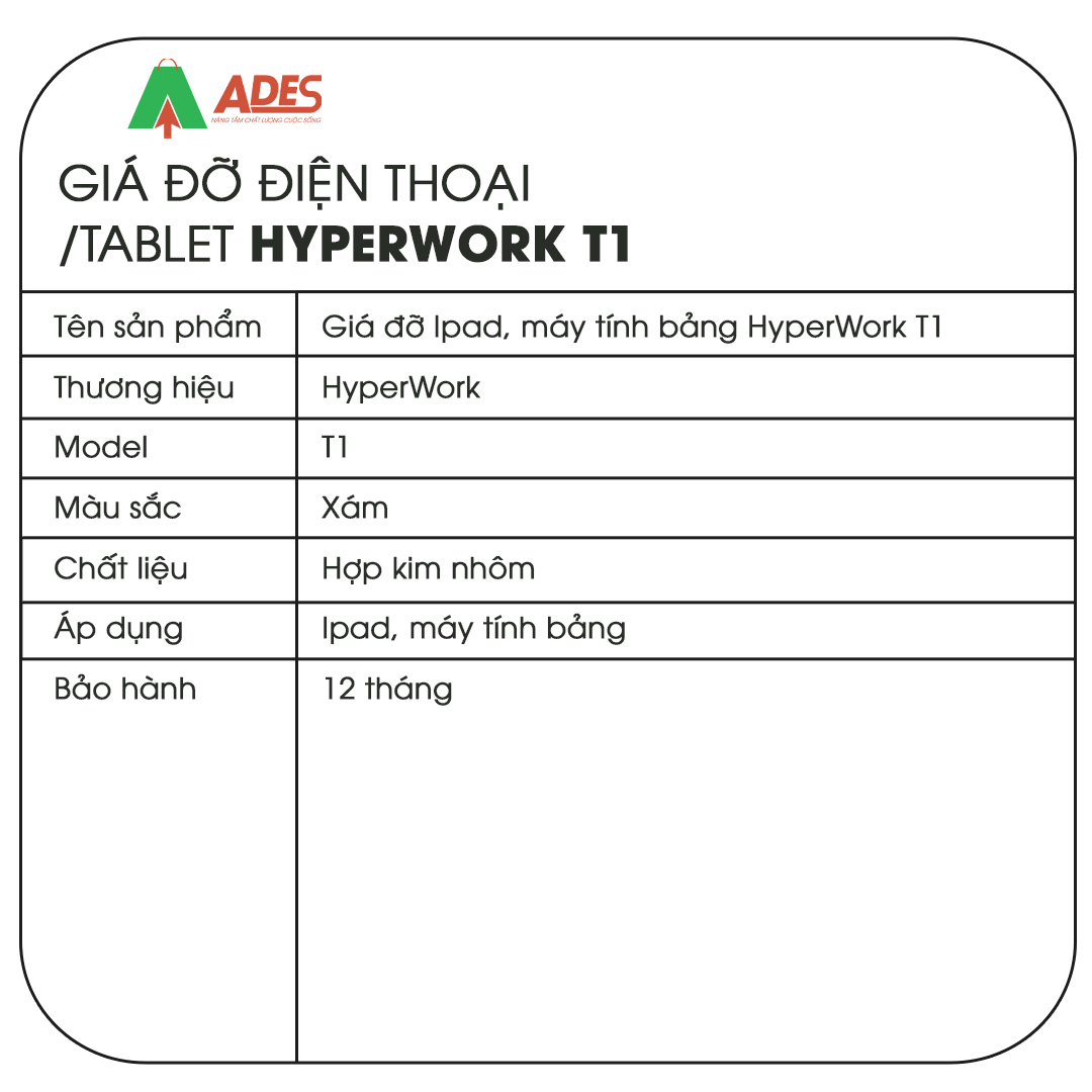Gia do dien thoai HyperWork T1