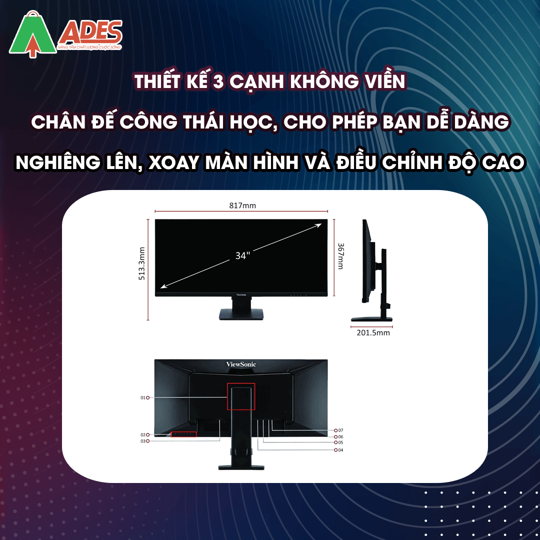 man hinhViewSonic VA3456-MHDJ