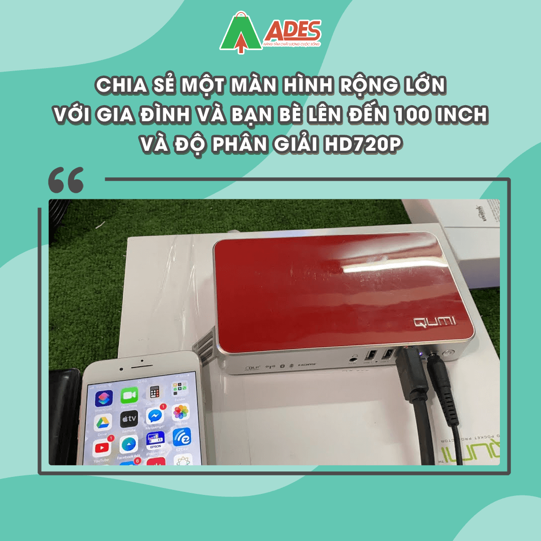 May chieu Vivitek Qumi Q3 Plus