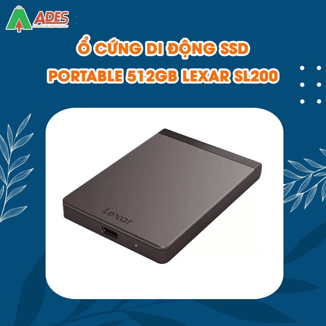 SSD Portable 512GB Lexar SL200