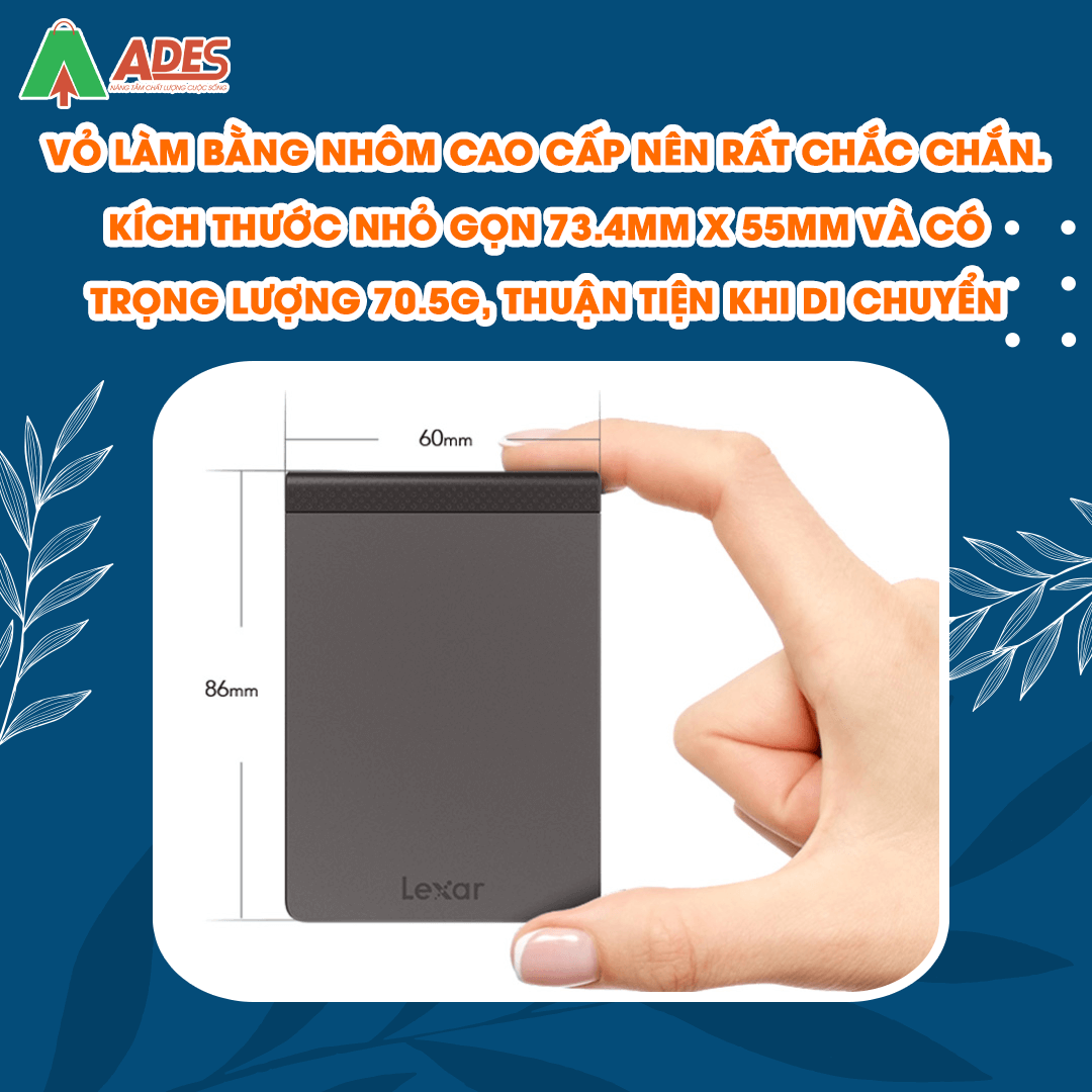 SSD Portable 512GB Lexar SL200
