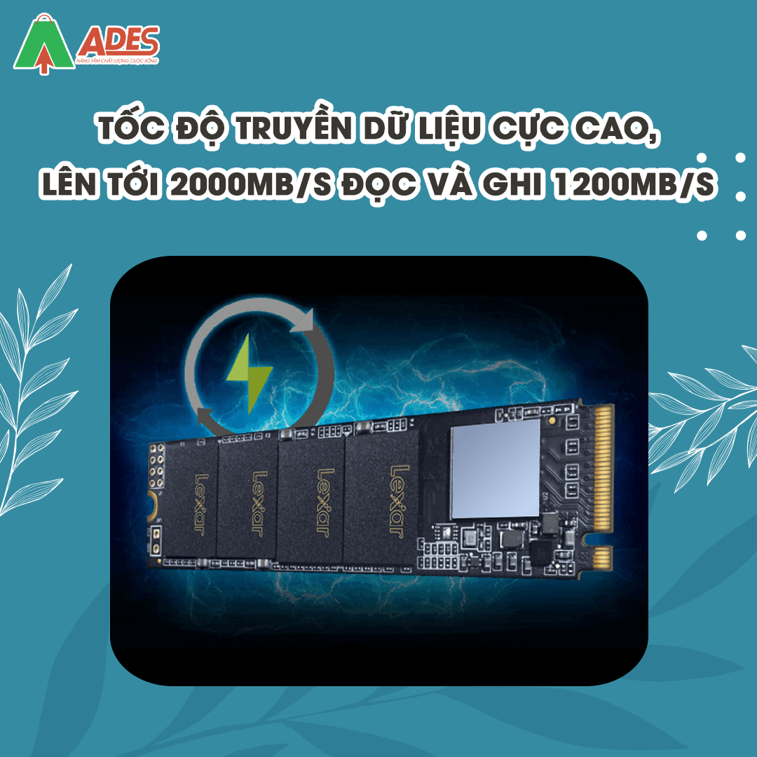 SSD Lexar NM610 M.2 PCIe Gen3 x4 NVMe 250GB (LNM610-250RB)