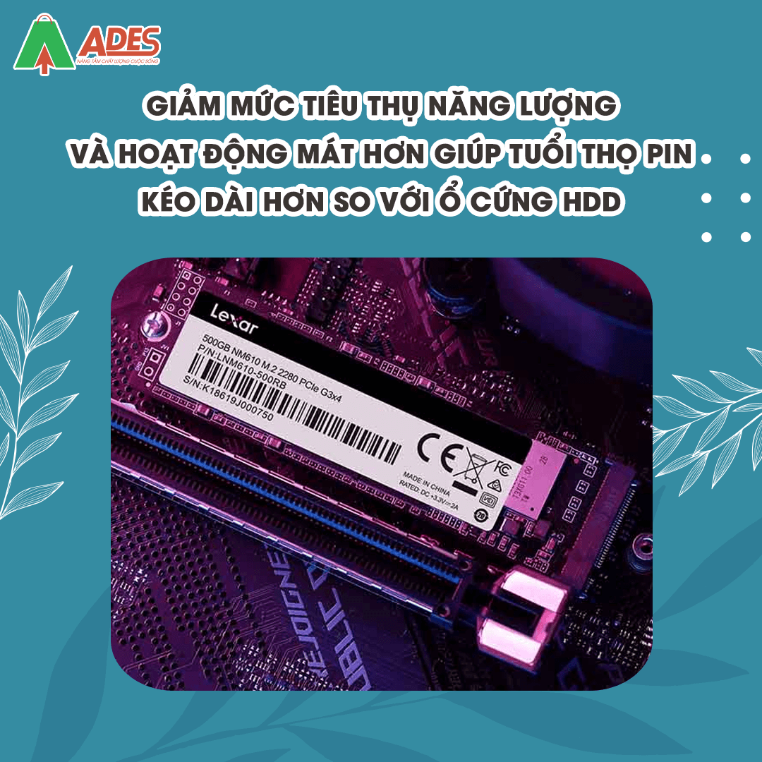SSD Lexar NM610 M.2 PCIe Gen3 x4 NVMe 250GB (LNM610-250RB)